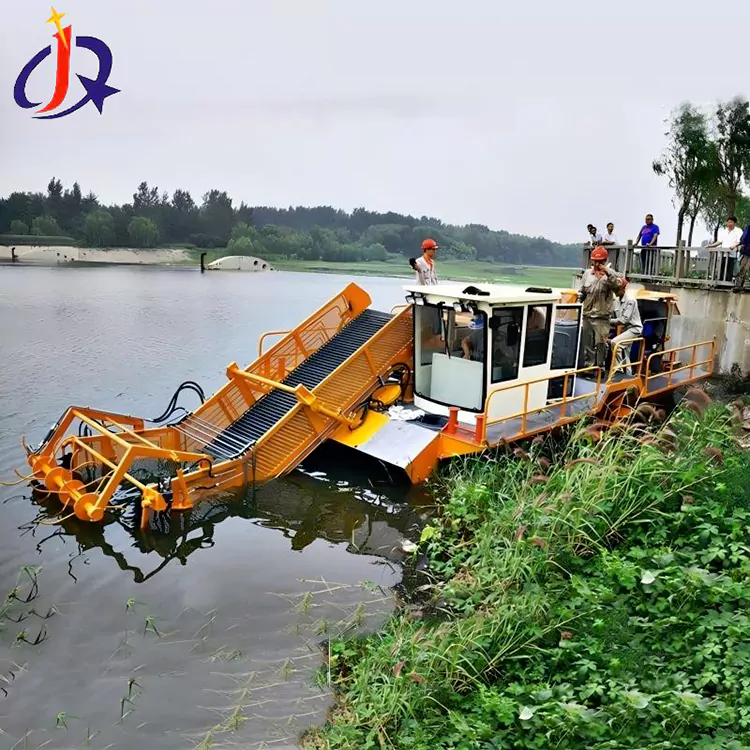 Hyacinth Thiab Duckweed Cutter Nkoj